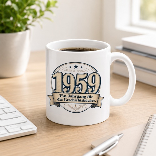 Tasse »1959 – Ein Jahrgang für die...