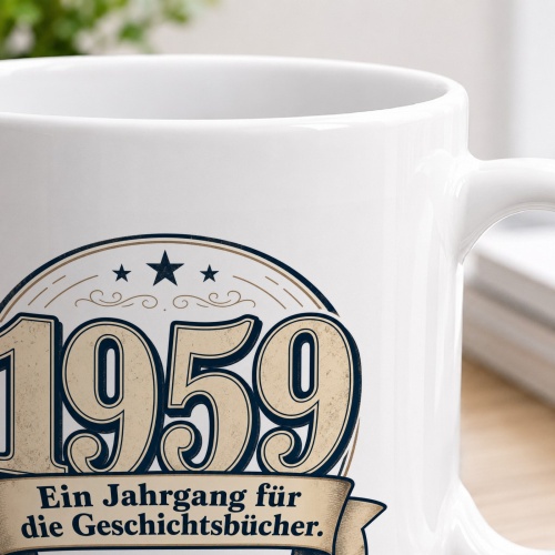 Tasse »1959 – Ein Jahrgang für die Geschichtsbücher.«
