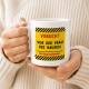 Tasse »VORSICHT vor der Frau des Hauses!«