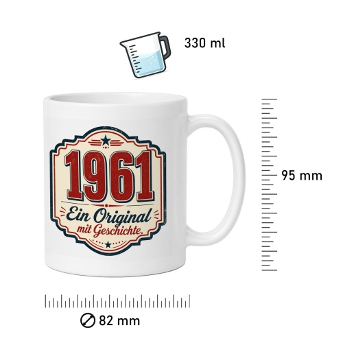 Tasse »1961 Ein Original mit Geschichte.«