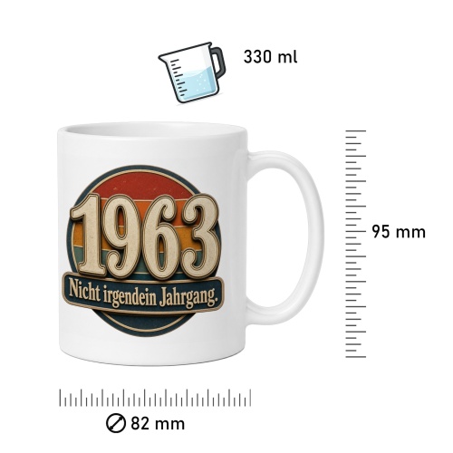 Tasse »1963 Nicht irgendein Jahrgang.«