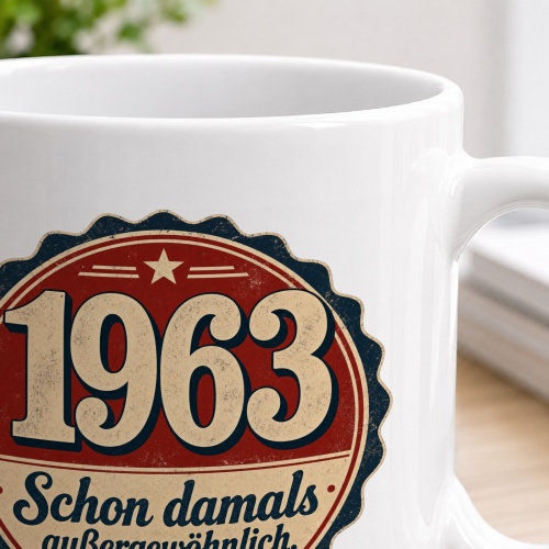 Tasse »1963 Schon damals außergewöhnlich.«