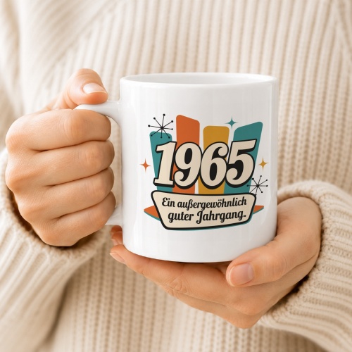 Tasse »1965 – Ein außergewöhnlich guter Jahrgang.«