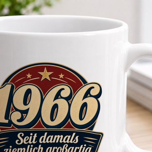 Tasse »1966 – Seit damals ziemlich großartig.«