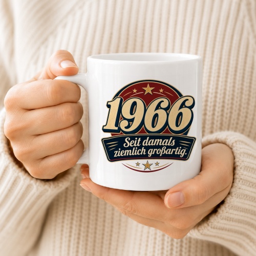 Tasse »1966 – Seit damals ziemlich großartig.«