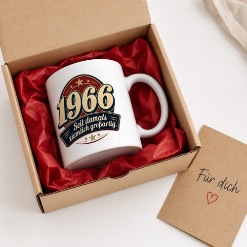 Tasse »1966 – Seit damals ziemlich großartig.«