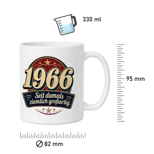 Tasse »1966 – Seit damals ziemlich großartig.«