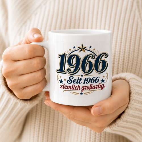 Tasse »1966 Seit 1966 Ziemlich großartig.«