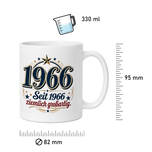 Tasse »1966 Seit 1966 Ziemlich großartig.«