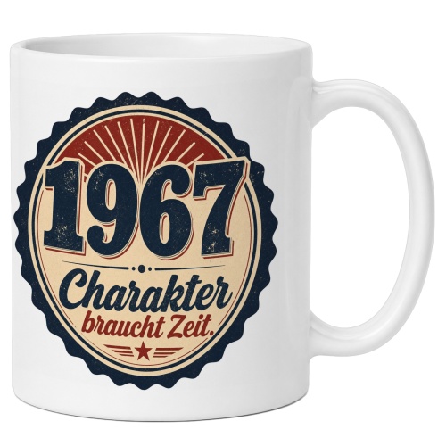 Tasse »1967 Charakter braucht Zeit.«
