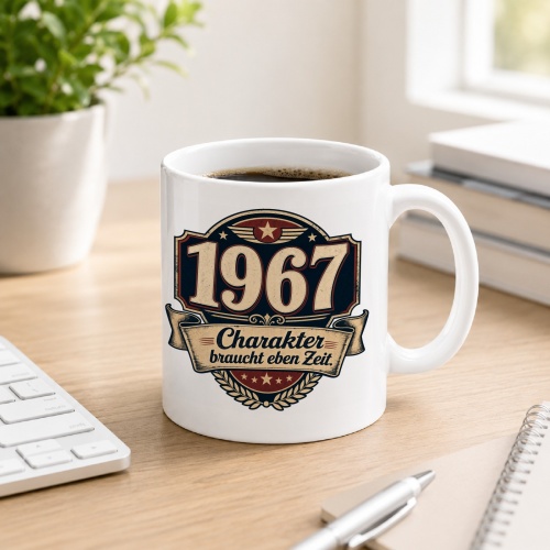 Tasse »1967 Charakter braucht eben Zeit.«