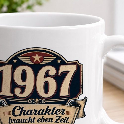 Tasse »1967 Charakter braucht eben Zeit.«