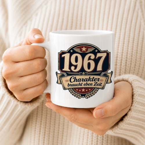 Tasse »1967 Charakter braucht eben Zeit.«