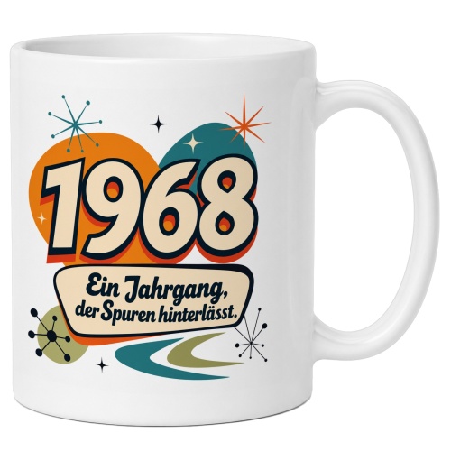 Tasse »1968 Ein Jahrgang, der Spuren...