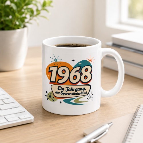 Tasse »1968 Ein Jahrgang, der Spuren...