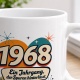 Tasse »1968 Ein Jahrgang, der Spuren hinterlässt.«