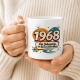 Tasse »1968 Ein Jahrgang, der Spuren hinterlässt.«