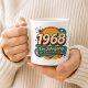 Tasse »1968 – Ein Jahrgang, der Spuren hinterlässt.«