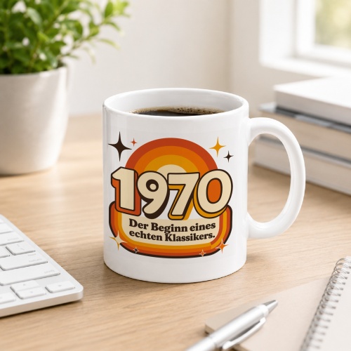 Tasse »1970 – Der Beginn eines echten...
