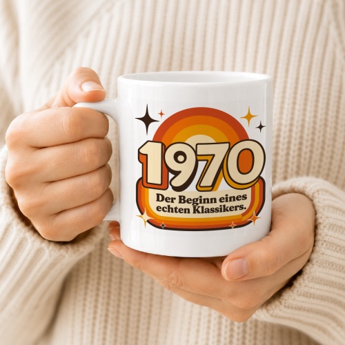 Tasse »1970 – Der Beginn eines echten Klassikers.«