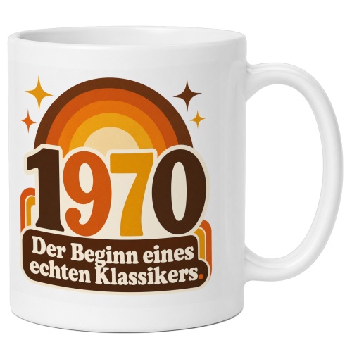 Tasse »1970 – Der Beginn eines echten...