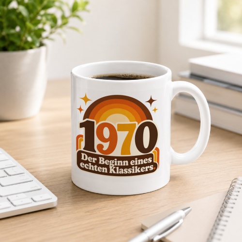 Tasse »1970 – Der Beginn eines echten...