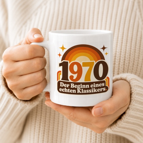 Tasse »1970 – Der Beginn eines echten Klassikers.«