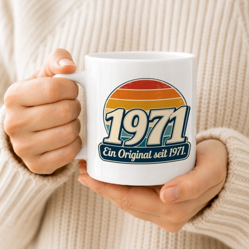Tasse »1971 Ein Original seit 1971.«