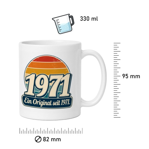 Tasse »1971 Ein Original seit 1971.«