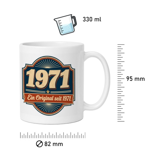 Tasse »1971 Ein Original seit 1971!«