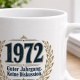 Tasse »1972 Guter Jahrgang. Keine Diskussion.«