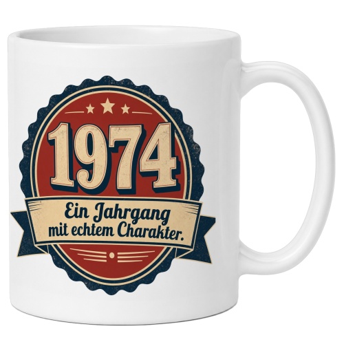 Tasse »1974 Ein Jahrgang mit echtem Charakter.«