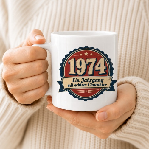 Tasse »1974 Ein Jahrgang mit echtem Charakter.«