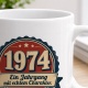 Tasse »1974 Ein Jahrgang mit echtem Charakter.«