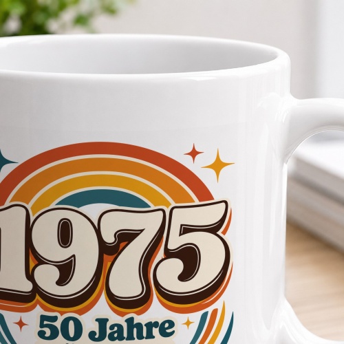 Tasse »1975 50 Jahre wären nur der Anfang.«