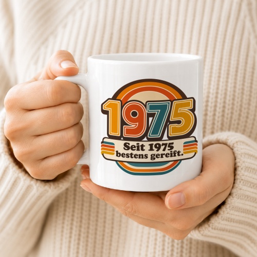Tasse »1975 Seit 1975 bestens gereift.«
