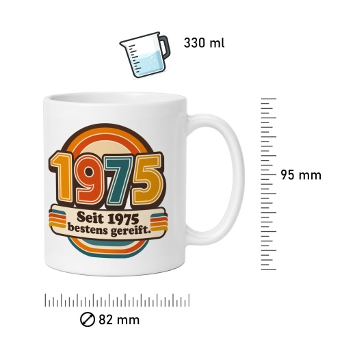 Tasse »1975 Seit 1975 bestens gereift.«