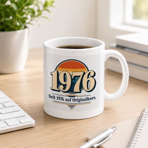 Tasse »1976 Seit 1976 auf Originalkurs.«