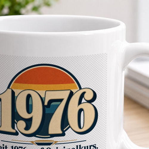 Tasse »1976 Seit 1976 auf Originalkurs.«