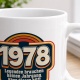 Tasse »1978 Legenden brauchen keinen Jahrgang.«