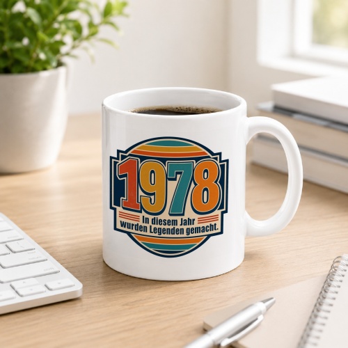 Tasse »1978 In diesem Jahr wurden Legenden...