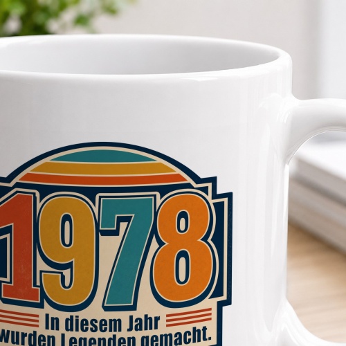 Tasse »1978 In diesem Jahr wurden Legenden gemacht.«