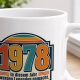 Tasse »1978 In diesem Jahr wurden Legenden gemacht.«
