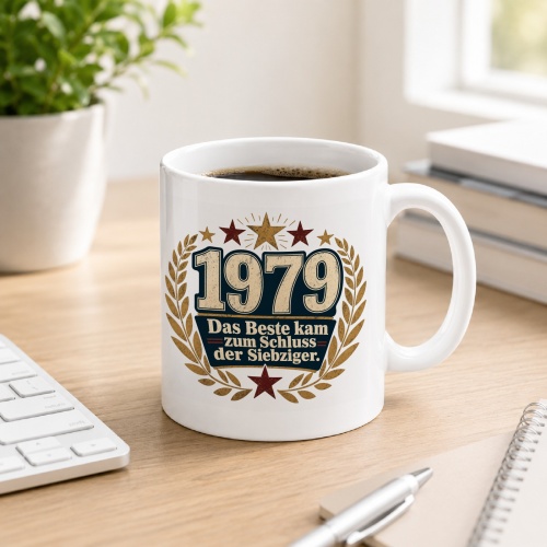 Tasse »1979 Das Beste kam zum Schluss der...