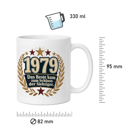 Tasse »1979 Das Beste kam zum Schluss der Siebziger«