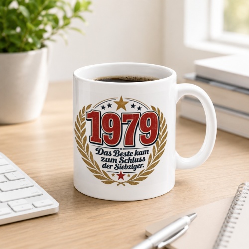 Tasse »1979 Das Beste kam zum Schluss der...