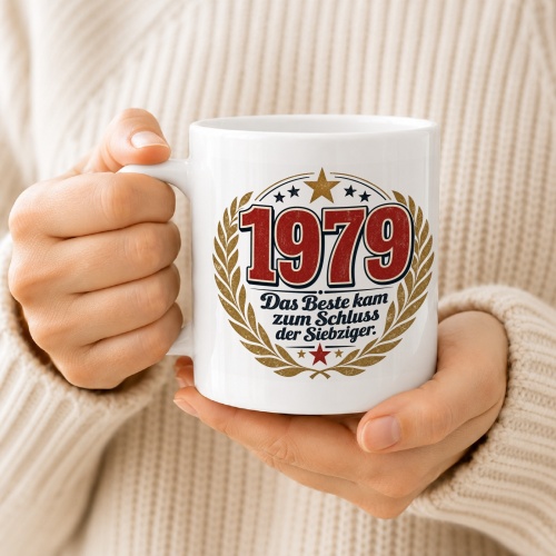 Tasse »1979 Das Beste kam zum Schluss der Siebziger«