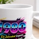 Tasse »1980 Ein Jahrzehnt begann. Eine Legende auch.«