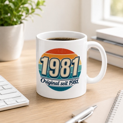 Tasse »1981 Original seit 1981«
