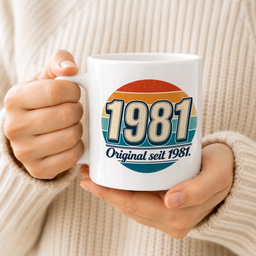 Tasse »1981 Original seit 1981«
